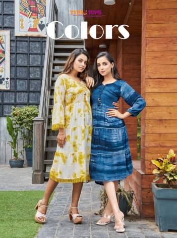 Colors By Tips & Tops Fancy Weastern Wear Short Top Collection